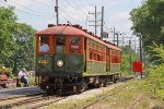 The Chicago El set has just detrained passengers from a run on the East Troy Electric